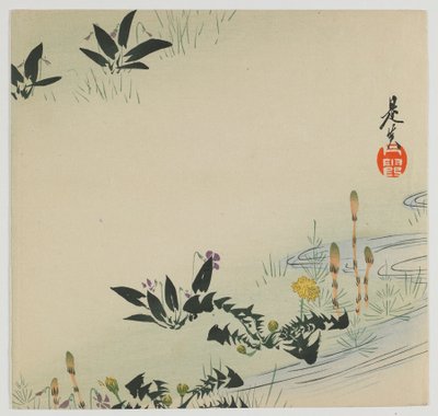 Spring flowers, Meiji era by Shibata Zeshin